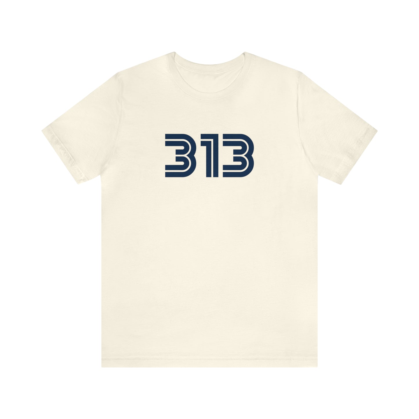 Detroit '313' T-Shirt (1970s Audiophile Font) | Unisex Standard Fit