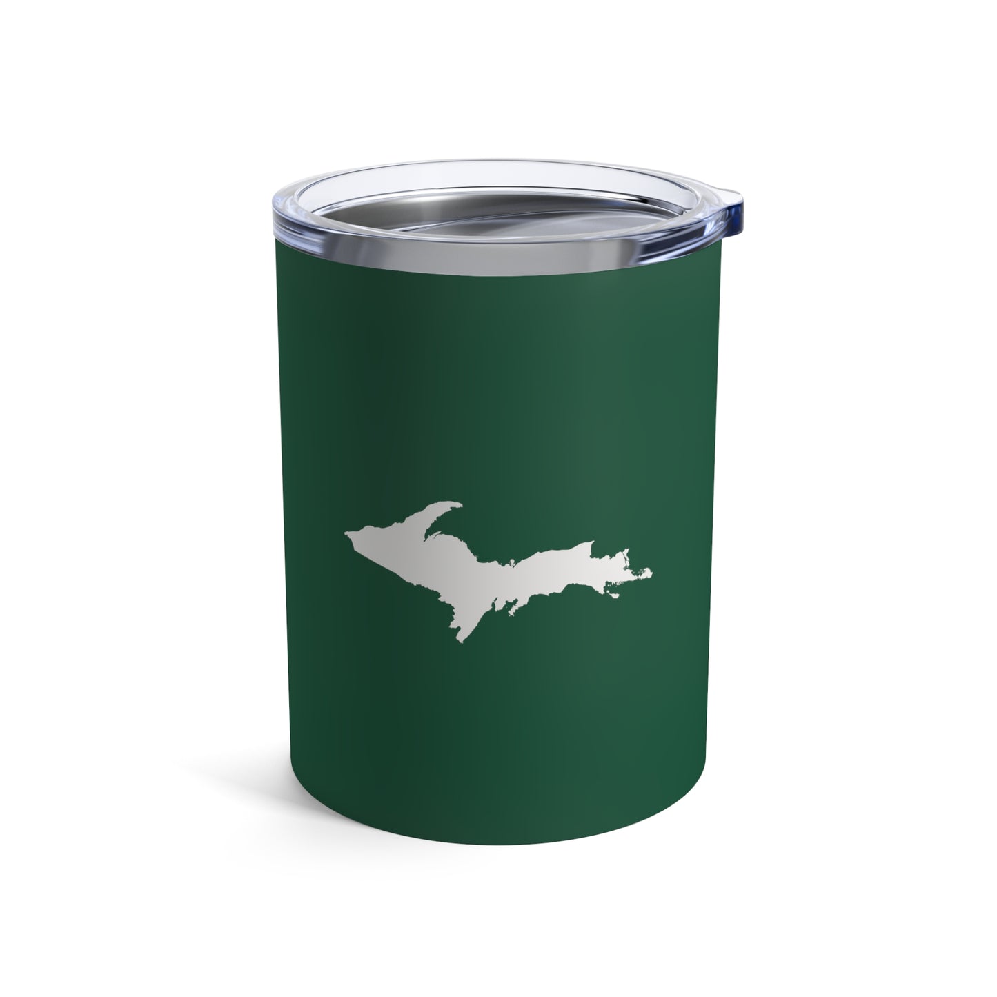 Michigan Upper Peninsula Tumbler (w/ UP Outline) | Superior Green - 10oz