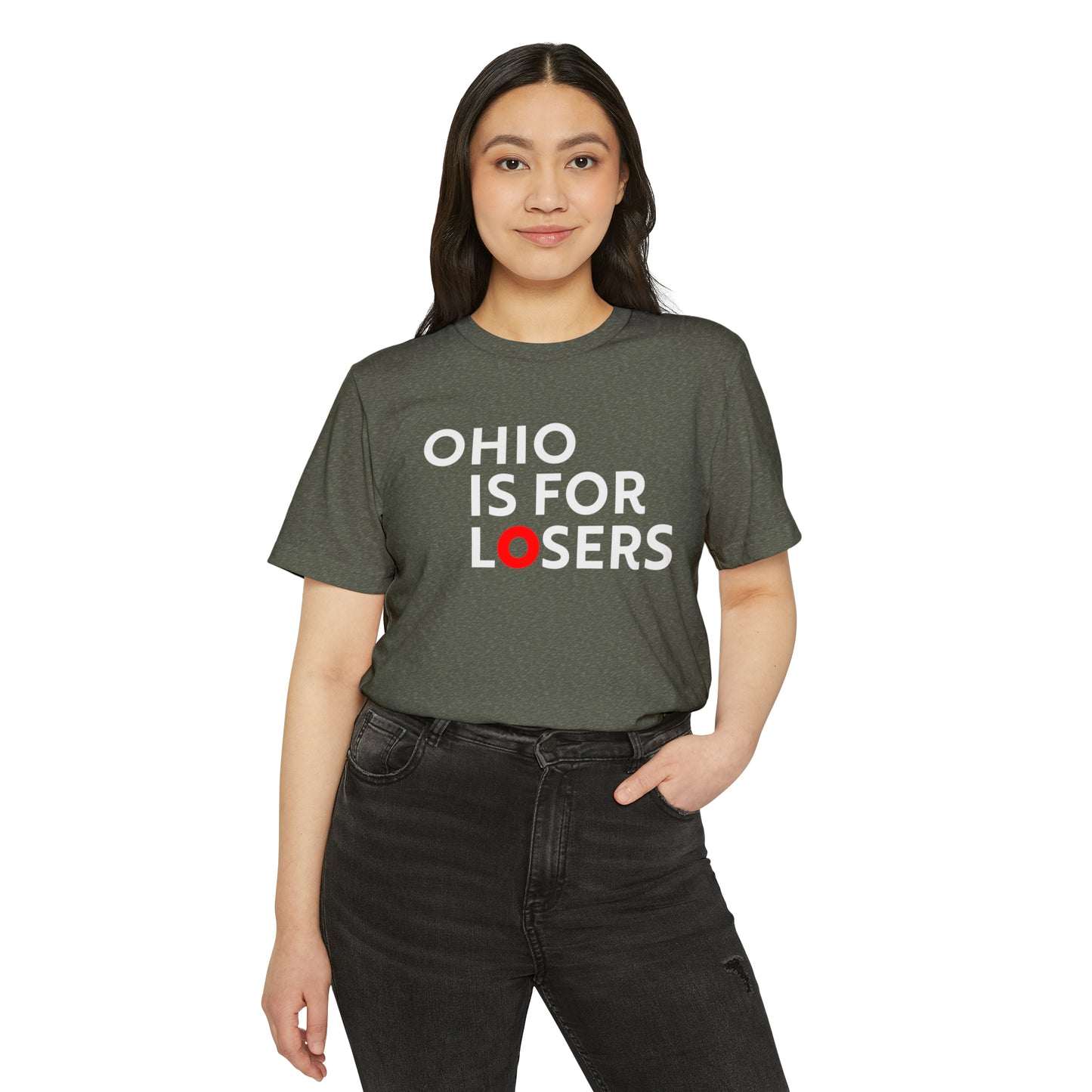 'Ohio Is For Losers' T-Shirt | Unisex Recycled Organic