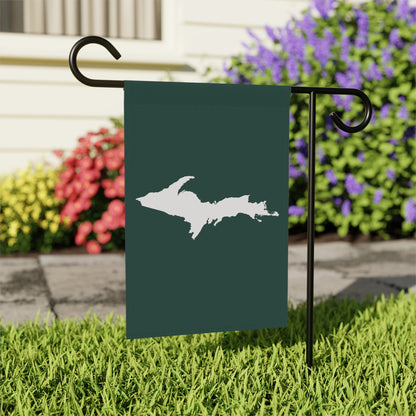 Michigan Upper Peninsula Home & Garden Flag (w/ UP Outline) | Laconic Green