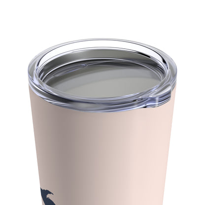 Michigan Upper Peninsula Tumbler (w/ UP Outline) | Champagne Pink - 20oz