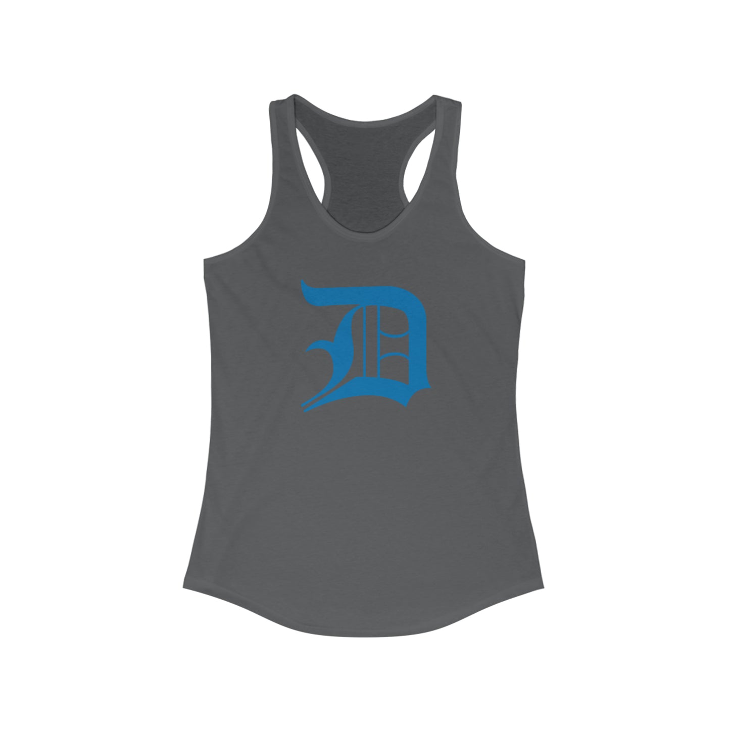 Detroit 'Old English D' Tank Top (Azure) | Women's Racerback