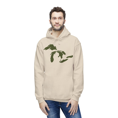 Great Lakes Ultrapremium Hoodie | Made in USA - Army Green