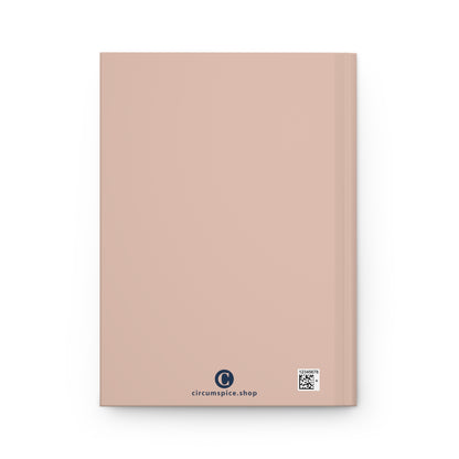 Michigan Upper Peninsula Hardcover Journal (w/ UP USA Flag) | Ruled - Rose Gold