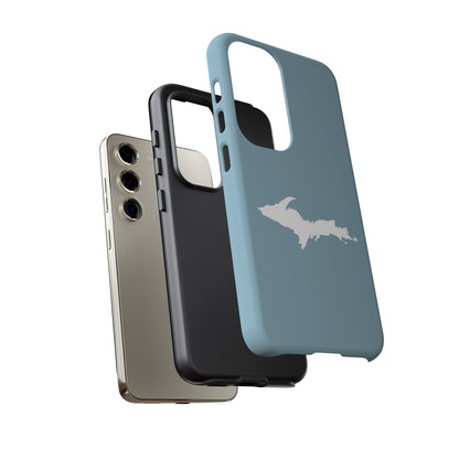 Michigan Upper Peninsula Tough Phone Case (Opal Color w/ UP Outline) | Samsung & Pixel Android