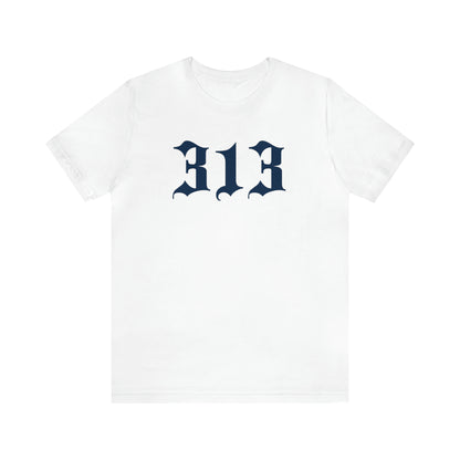 Detroit '313' T-Shirt (Old English Font) | Unisex Standard Fit