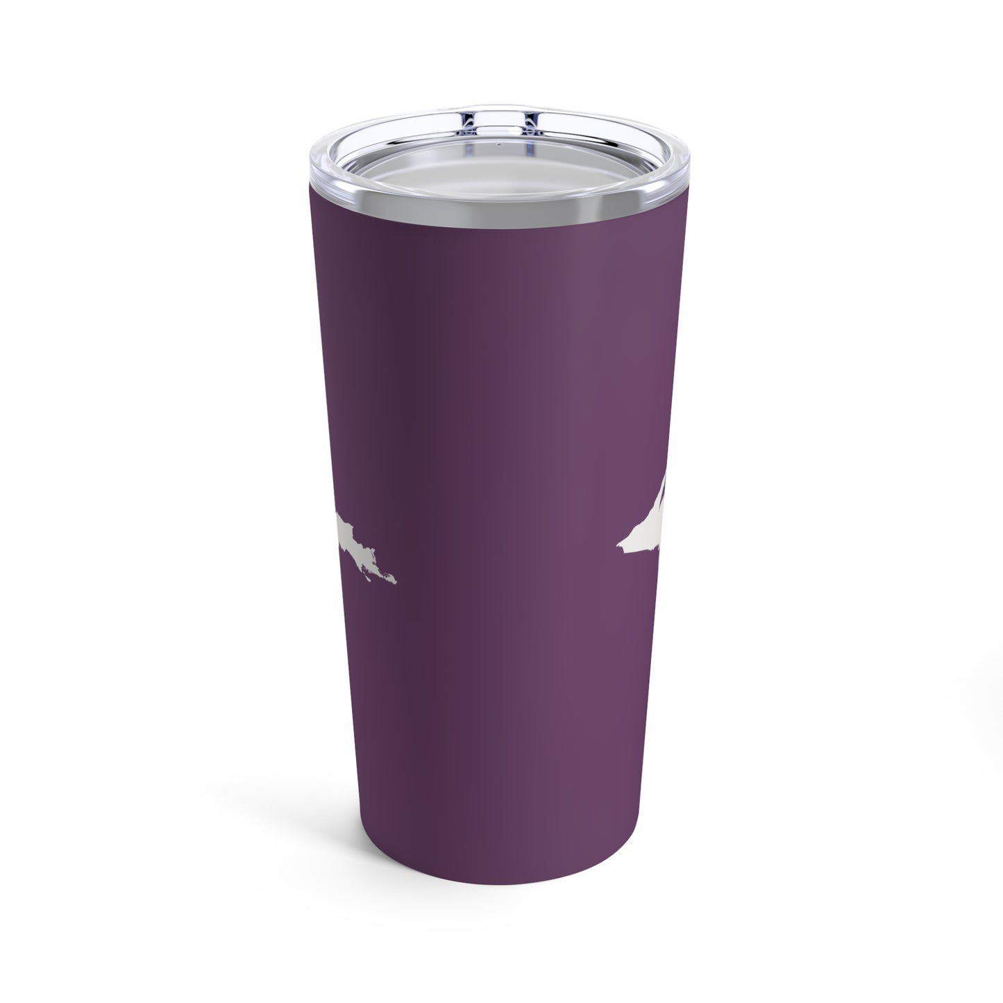 Michigan Upper Peninsula Tumbler (w/ UP Outline) | Plum - 20oz