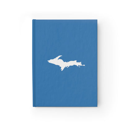 Michigan Upper Peninsula Blank Sketchbook (w/ UP Outline) | Lake Superior Blue