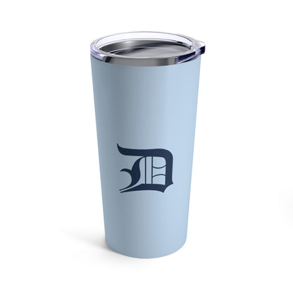 Detroit 'Old English D' Tumbler | Light Blue - 20oz