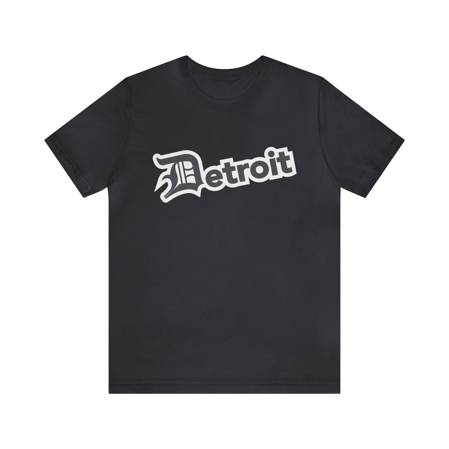 'Detroit' T-Shirt (Iron Ore Grey w/ Old English 'D') | Unisex Standard