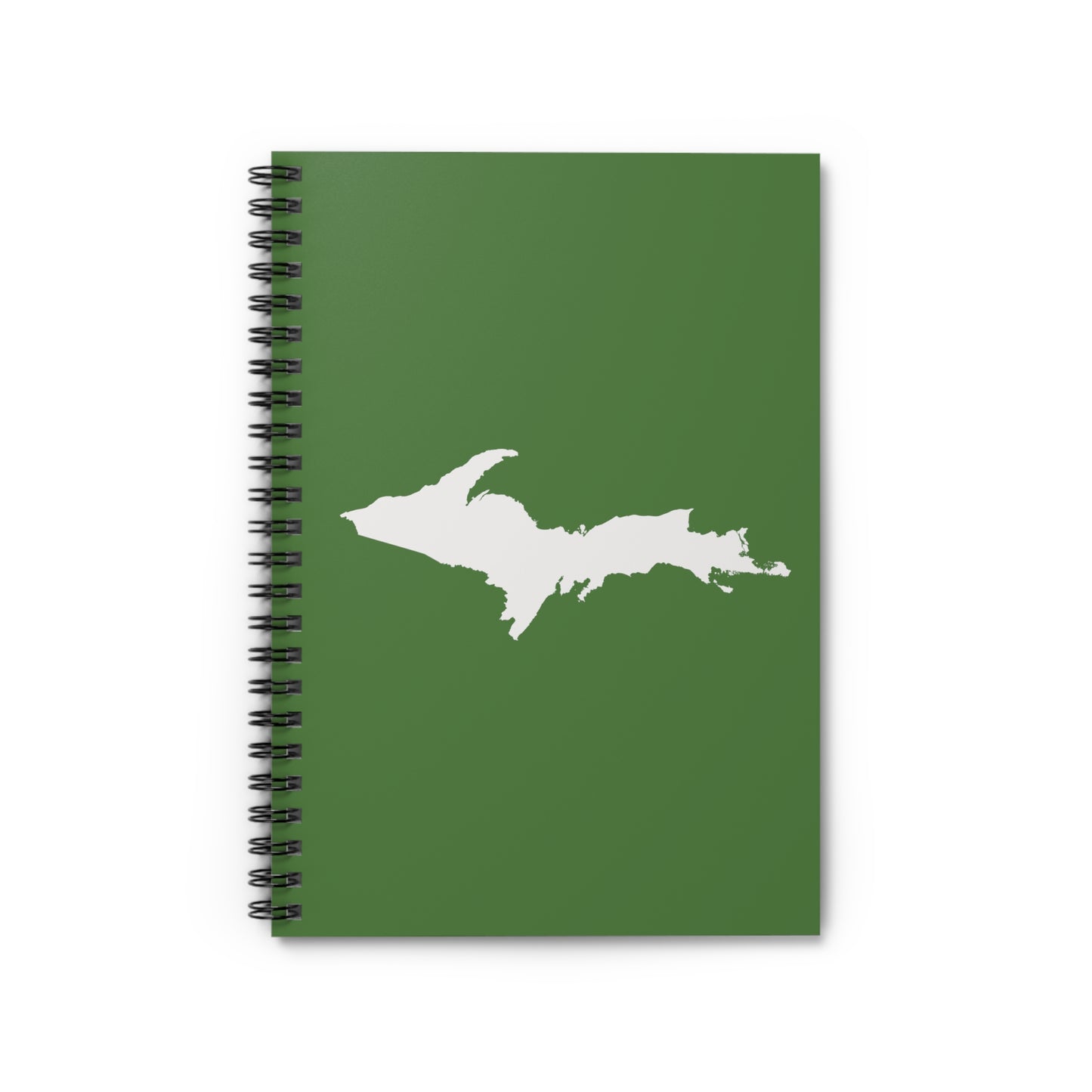 Michigan Upper Peninsula Spiral Notebook (w/ UP Outline) | Pine Green