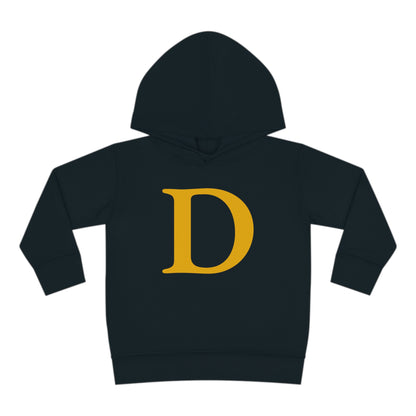 Detroit 'Old French D' Hoodie (Gold Full Body Outline) | Unisex Toddler