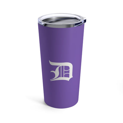 Detroit 'Old English D' Tumbler | Lake Iris - 20oz