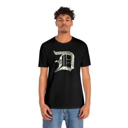 Detroit 'Old English D' T-Shirt (Benjamins Edition) | Unisex Standard