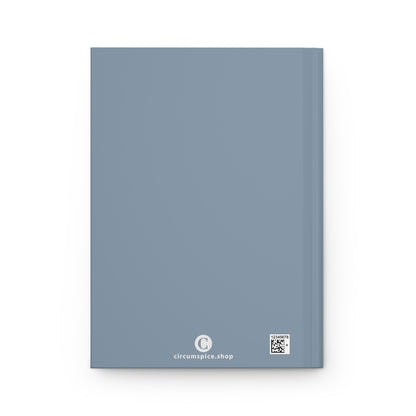 Michigan Upper Peninsula Hardcover Journal (w/ UP USA Flag) | Ruled - B-24 Grey