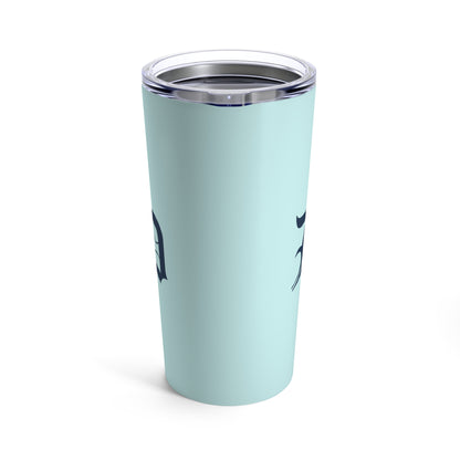 Detroit 'Old English D' Tumbler | Cyan - 20oz