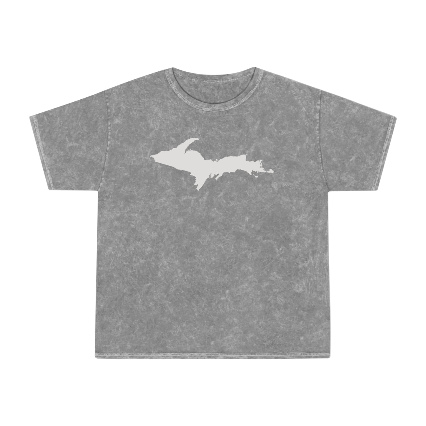 Michigan Upper Peninsula T-Shirt (w/ UP Outline) | Unisex Mineral Wash