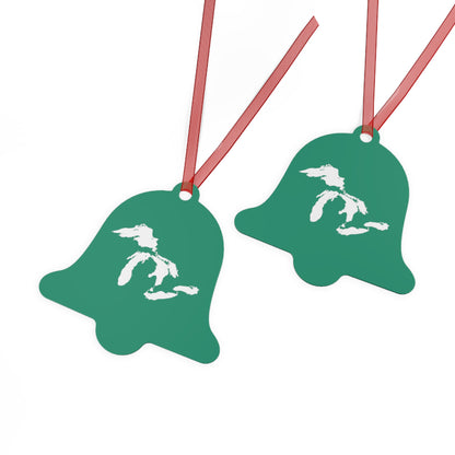 Great Lakes Christmas Ornament | Metal - Emerald Green