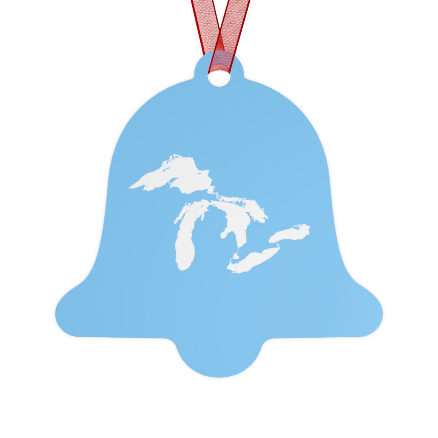 Great Lakes Christmas Ornament | Metal - DTW Blue