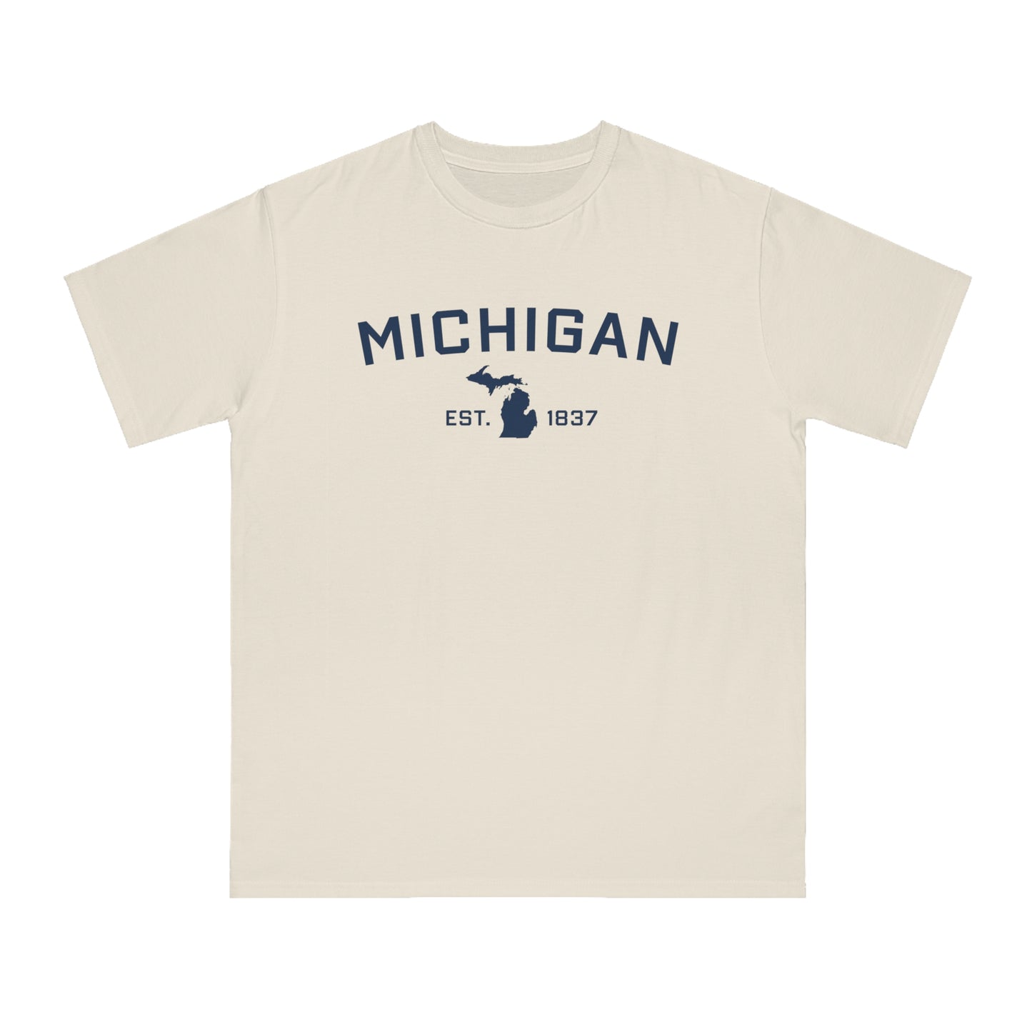 'Michigan EST 1837' T-Shirt | Unisex Organic