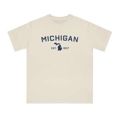'Michigan EST 1837' T-Shirt | Unisex Organic