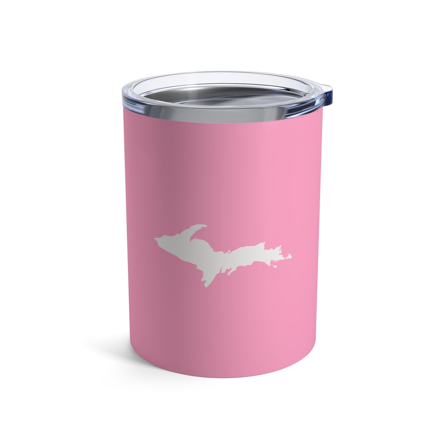 Michigan Upper Peninsula Tumbler (w/ UP Outline) | '67 Caddie Pink - 10oz