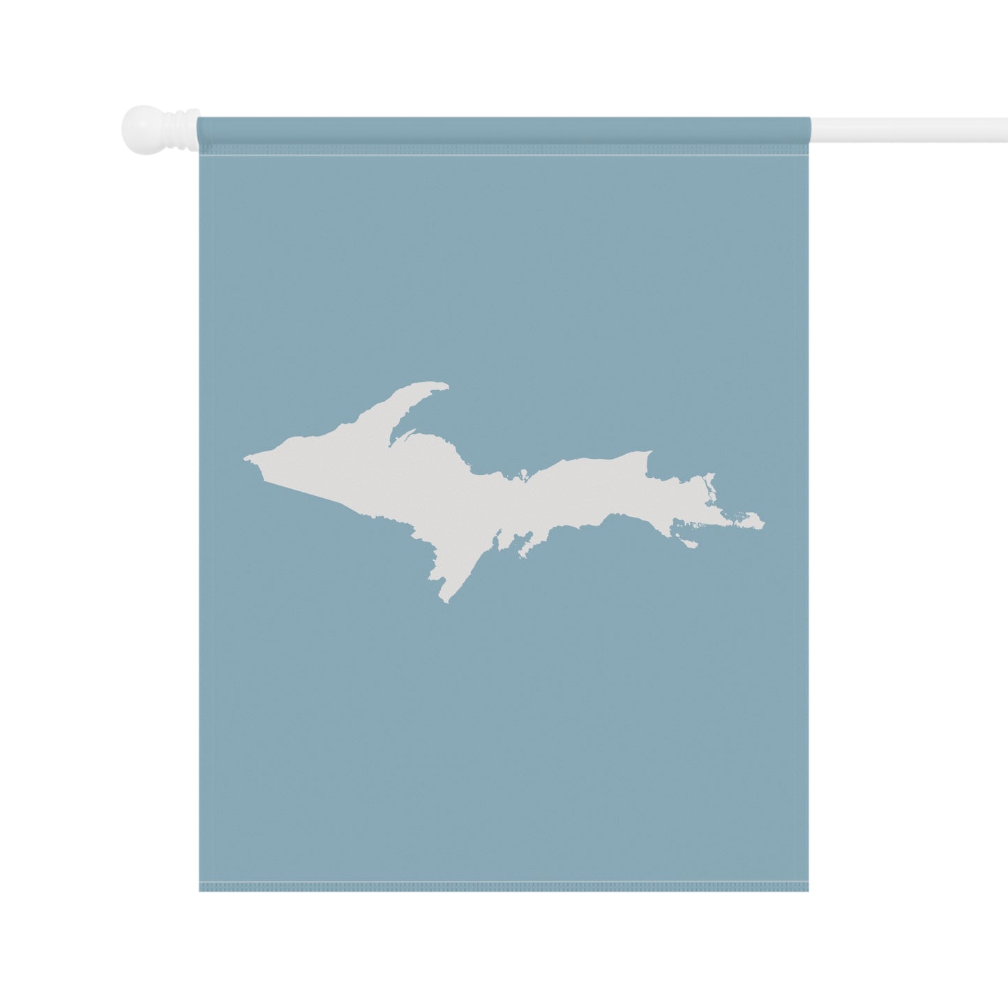 Michigan Upper Peninsula Home & Garden Flag (w/ UP Outline) | Opal Blue