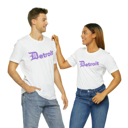 Detroit' T-Shirt (Lavender w/ Old English 'D') | Unisex Standard