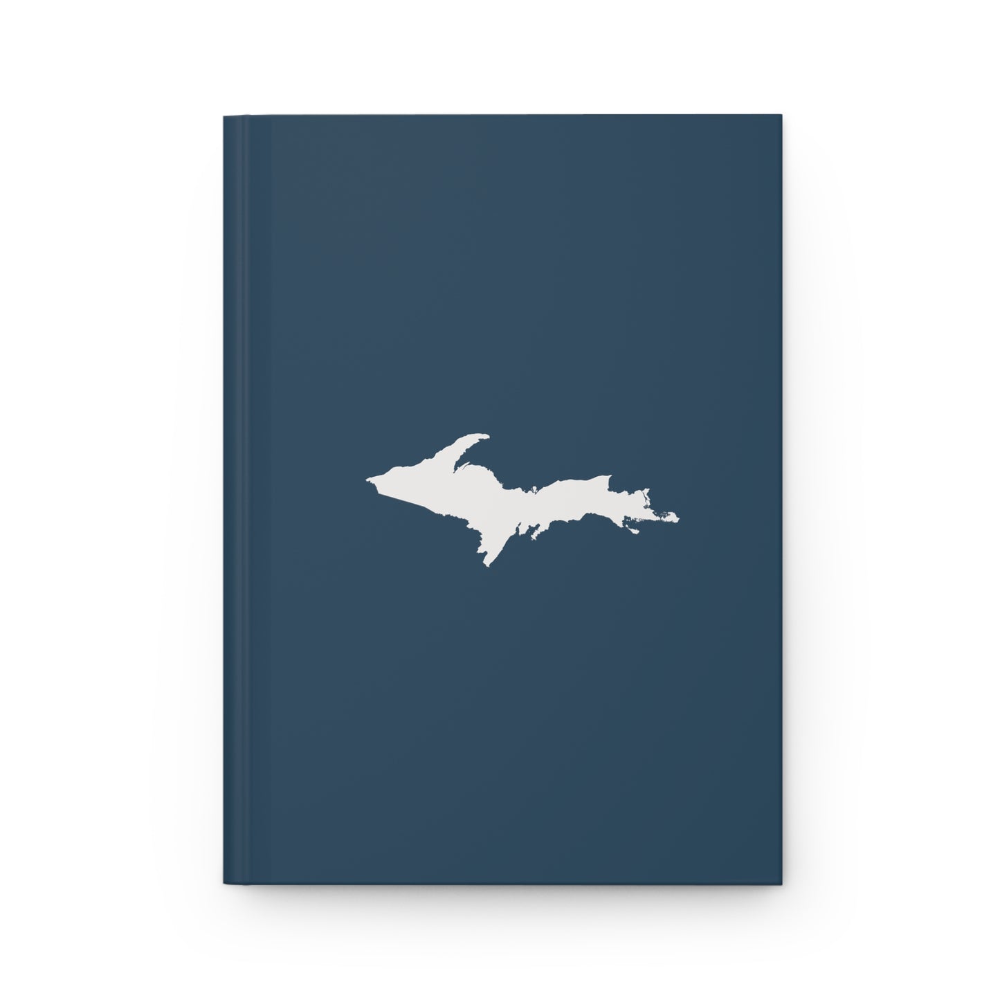 Michigan Upper Peninsula Hardcover Journal ('37 Caddie Blue w/ UP Outline) | Ruled - 150pgs