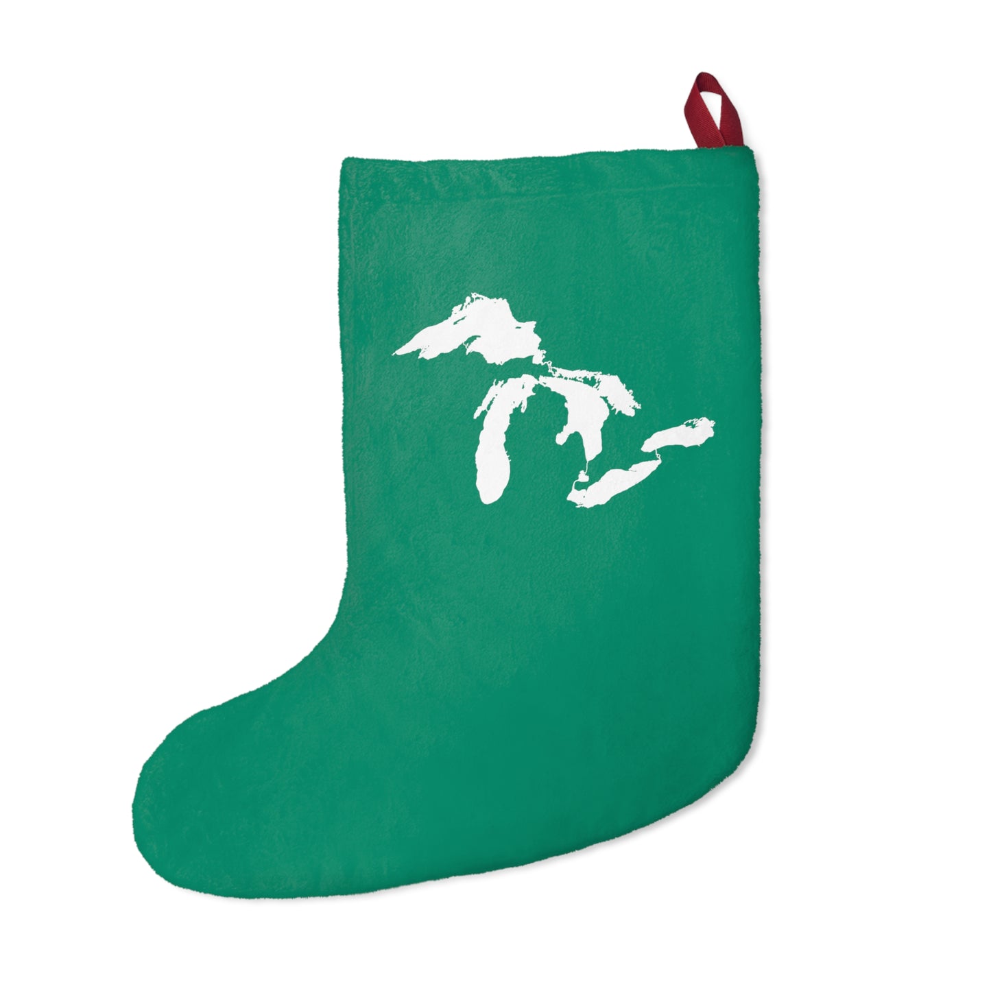 Great Lakes Christmas Stocking | Emerald Green