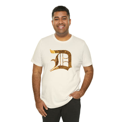 Detroit 'Old English D' T-Shirt (Gold Bullion Edition) | Unisex Standard