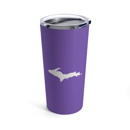 Michigan Upper Peninsula Tumbler (w/ UP Outline) | Lake Iris - 20oz