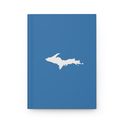 Michigan Upper Peninsula Hardcover Journal (Lake Superior Blue w/ UP Outline) | Ruled - 150pgs