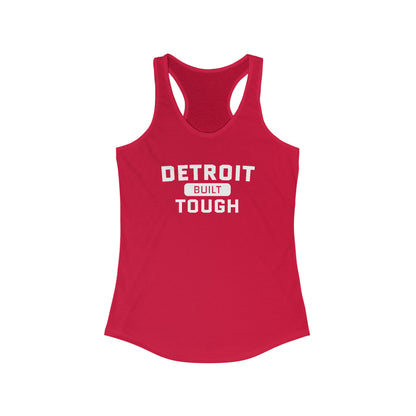 'Built Detroit Tough' Tank Top | Women's Racerback