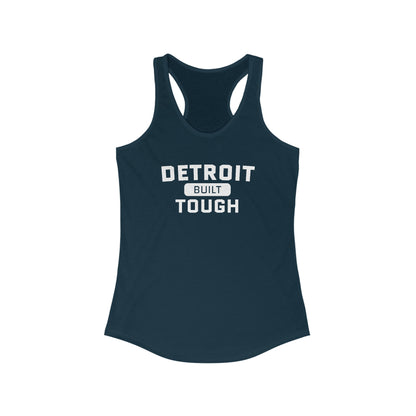 'Built Detroit Tough' Tank Top | Women's Racerback