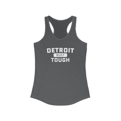 'Built Detroit Tough' Tank Top | Women's Racerback