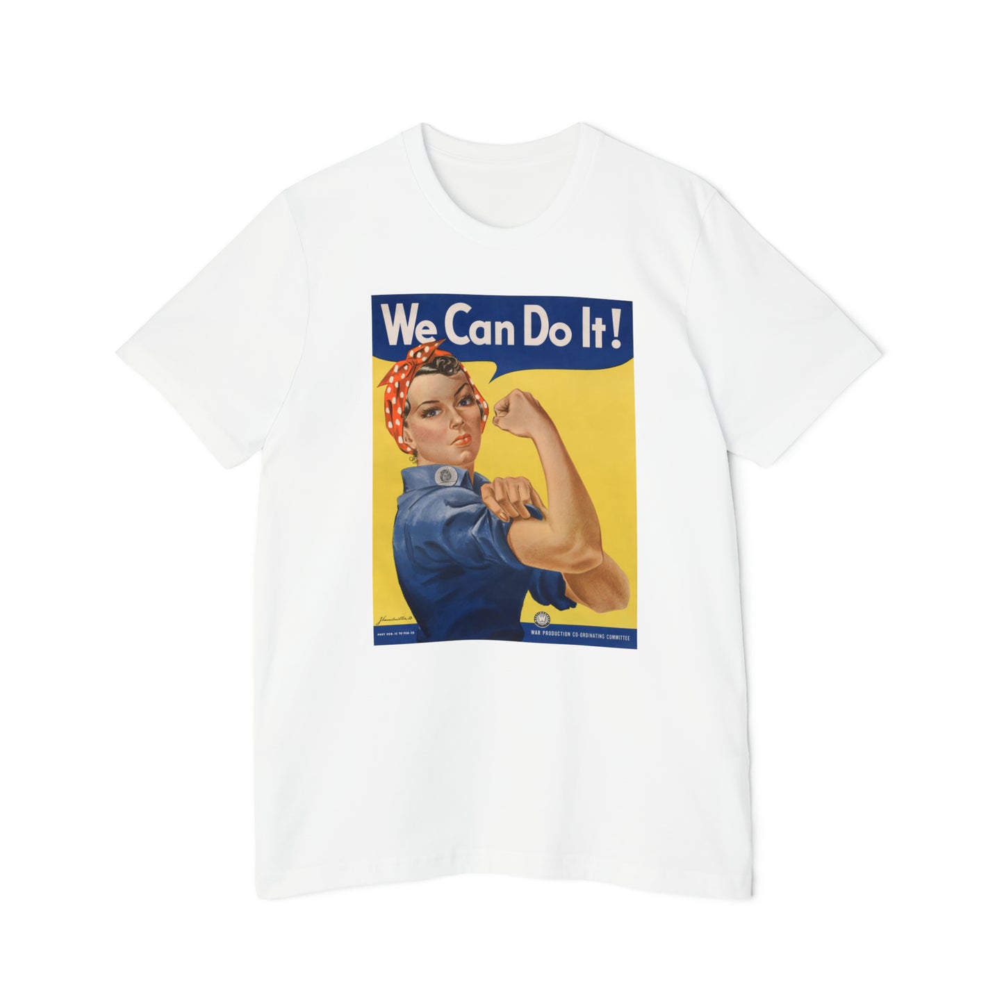 'We Can Do It' Poster T-Shirt (Miller, 1943) | Made in USA