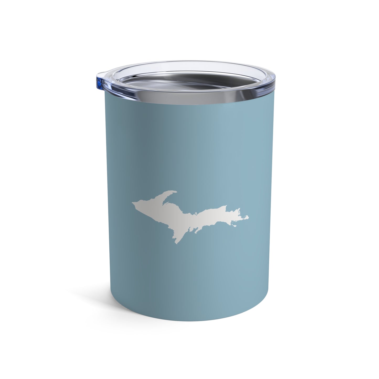 Michigan Upper Peninsula Tumbler (w/ UP Outline) | Opal Blue - 10oz