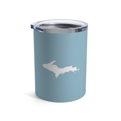 Michigan Upper Peninsula Tumbler (w/ UP Outline) | Opal Blue - 10oz