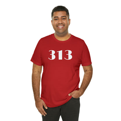 Detroit '313' T-Shirt (Art Deco Font) | Unisex Standard Fit