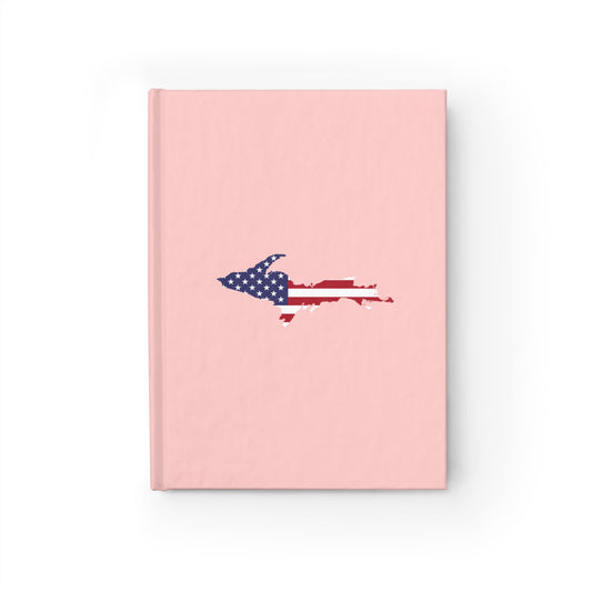 Michigan Upper Peninsula Blank Sketchbook (w/ UP USA Flag) | Cosmos Pink