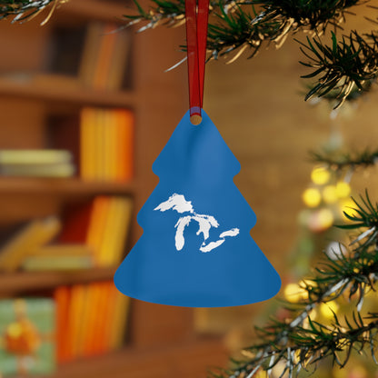 Great Lakes Christmas Ornament | Metal - Azure