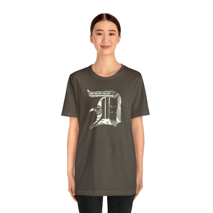 Detroit 'Old English D' T-Shirt (Benjamins Edition) | Unisex Standard