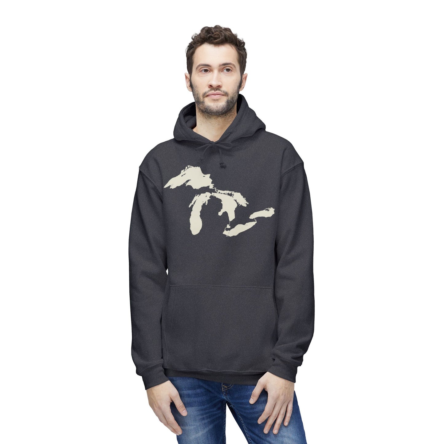 Great Lakes Ultrapremium Hoodie | Made in USA - Ivory White