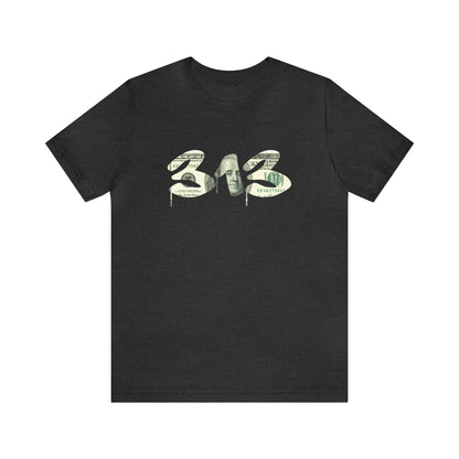 Detroit '313' T-Shirt (Benjamins Edition) | Unisex Standard