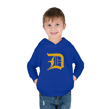 Detroit 'Old English D' Hoodie (Gold) | Unisex Toddler