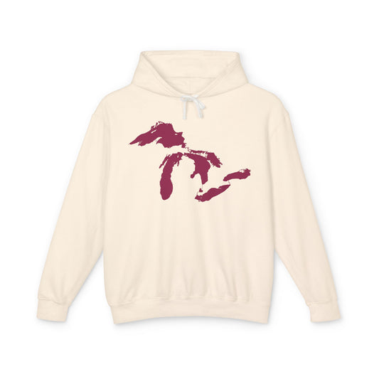 Great Lakes Lightweight Hoodie | Ruby Red