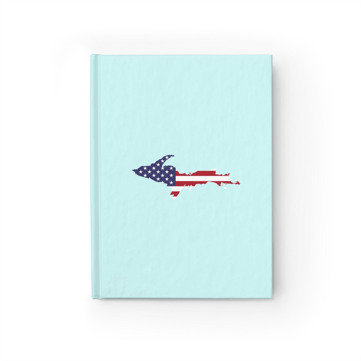 Michigan Upper Peninsula Blank Sketchbook (w/ UP USA Flag) | Cyan