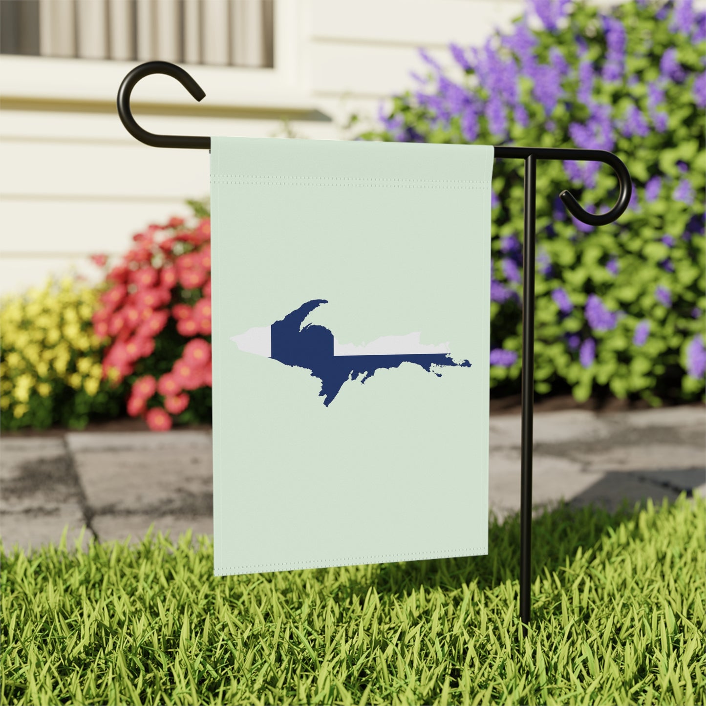 Michigan Upper Peninsula Home & Garden Flag (w/ UP Finland Flag) | Dew Green