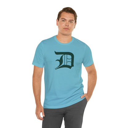 Detroit 'Old English D' T-Shirt (Laconic Green) | Unisex Standard